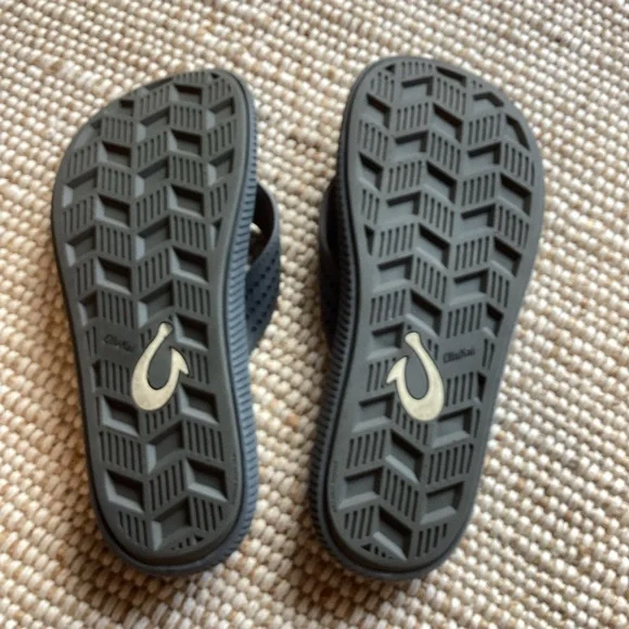 OluKai Gray Perforated Footwear Size 11 - Picture 2 of 3